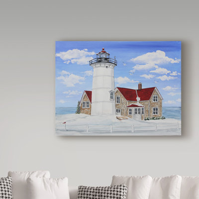 «Deagen», phare d'hiver 2, impression sur toile tendue