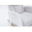 Chaise berçante en coton et lin-238390573