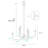 Kaymarie 6 - Light Dimmable Chandelier