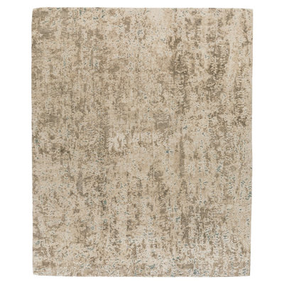 Quarry Abstract Area Rug in Beige/Brown