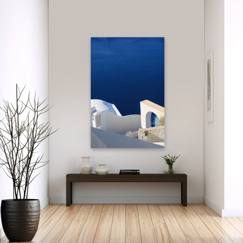 Contemporain et moderne Santorini II, H 60 po x l 40 po
