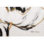 Hand -painted White Innocent Flower Acrylic Painting