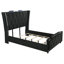 Ensemble de chambre avec grand lit noir 5 pièces-256414992-256414995