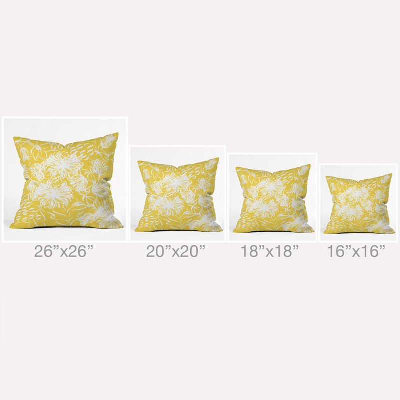 Bright Breezy Outdoor Throw Pillow