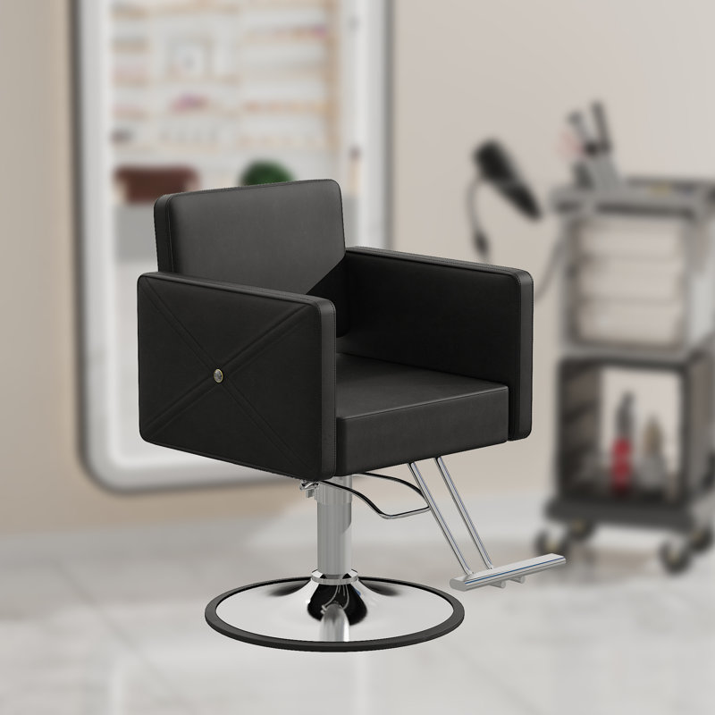 Fauteuils de coiffeur pour coiffeur, noir, Noir