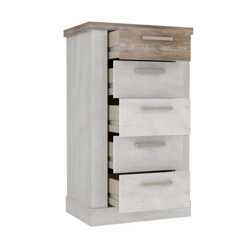 Berlanga 61.2cm W 5 - Drawer Chest of Drawers
