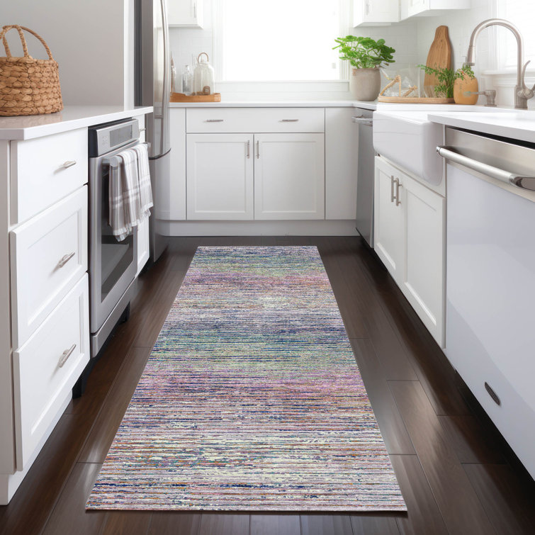 Machine Washable Indoor/Outdoor Christain ACN1265 Blush Rug
