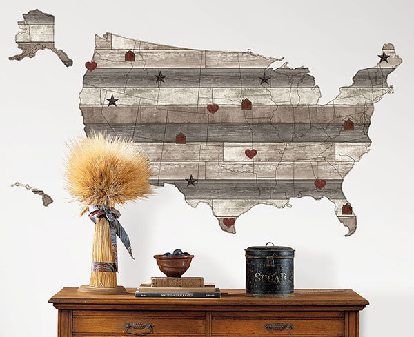 Geography Wall Decal