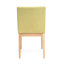 Ensemble de 2 sièges de salle à manger simples en tissu - l 17,52 po x H 32,09 po, siège H 19,25 po, chaises d'assemblage fascinantes