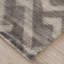Tapis gris à motif géométrique moderne Noor-2077764517