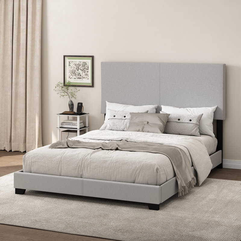 Thionville Upholstered Standard Bed, Queen, Glacier