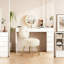Chaise de coiffeuse avec tabouret d'appoint Noehly-1957213447