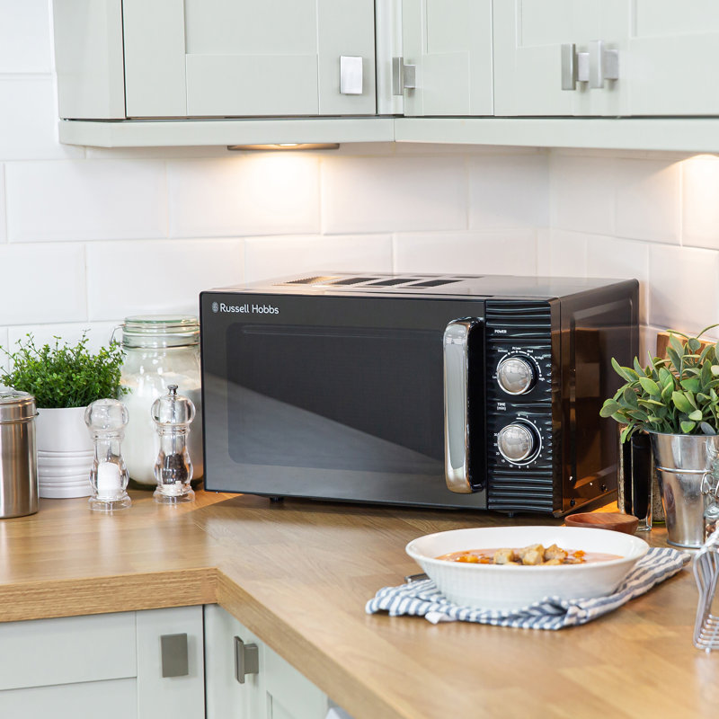 Russell Hobbs Inspire 17 Litre Manual Microwave, Black