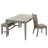 6 - Person Four Leg Dining Set-683953816-683953815