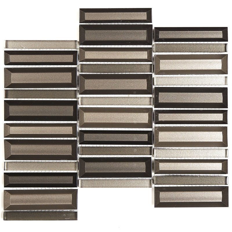 Daltile Cascading Waters 4 x Random Straight Stacked Mosaic Tile (10 Per Per Carton) (8.00 SQFT Per Carton), Brook Crest