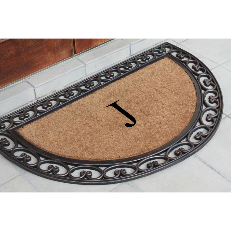 Nazmican 9 in. x 18 in. Outdoor Door Mat Canora Grey