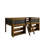 TWIN SIZE WOODEN LOFT BED IN WALNUT-1420488016