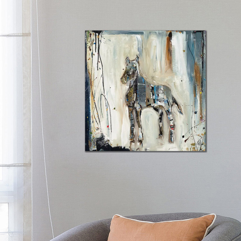 Imprint Horse by Kelsey Hochstatter - Wrapped Canvas Gallery-Wrapped Canvas Giclée, 66.04cm H x 66.04cm W