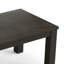 Table de salle à manger Mid-Century moderne en bois avec motif de losanges pastoraux-1997290369
