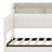 Upholstered Daybed with Storage Footstool, Shelves, Trundle, USB Charging and LED Light-868198178
