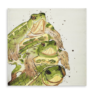 Three Aquatic Turtles Tablecloth - Indoor/Outdoor Home Decor