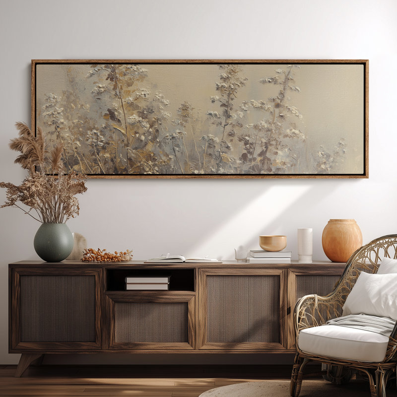 Impression sur toile encadrée, "Extra Large", H 20 po x l 60 po, Naturel