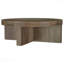 Table basse ronde en bois de manguier massif Alexander Brown