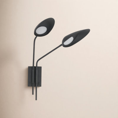 Inge 2 Light Dimmable LED Armed Sconce
