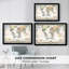 «Push Pin Map», reproduction d'art sur toile-606684780-606684777