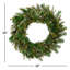 Couronne de pin artificielle en cachemire-399766041
