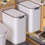 Poubelle murale rabattable 2,4 gallons JOYBOS, blanc