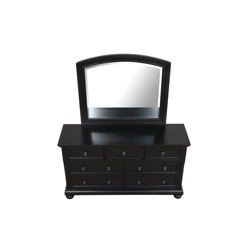 Manlius 60'' W 7 - Drawer Dresser, Black