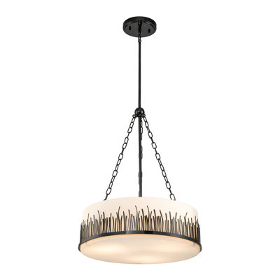 Sawgrass 3 - Light Unique Drum Chandelier