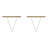 Clydean Floating Reversible Triangle Wall Shelves-1599410535