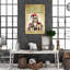 «Who Really Lived Cats And Christmas», reproduction d'art graphique sur toile tendue 1 pièce-998916657