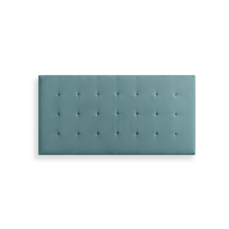 Upholstered Headboard, Turquoise, Double (4'6)