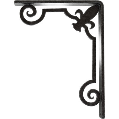 Support en fer forgé Fleur De Lis