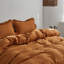 Ensemble de housse de couette en lin à volants-859110954-812165167