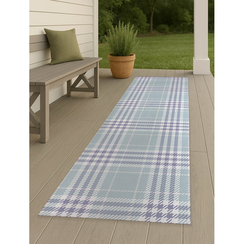 Tapis d'extérieur antidérapant Christopher, Tapis de couloir 2 pi 6 po x 8 pi