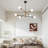 Maruta 6 - Light Dimmable Sputnik Modern Linear Chandelier