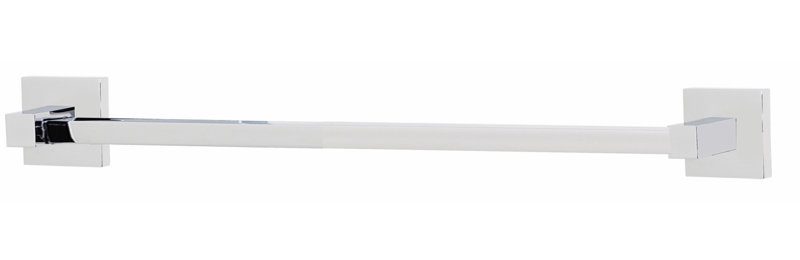 Swarovski Crystal Towel Bar, Matte Black, 2''H x 19.875''L x 2.25''D