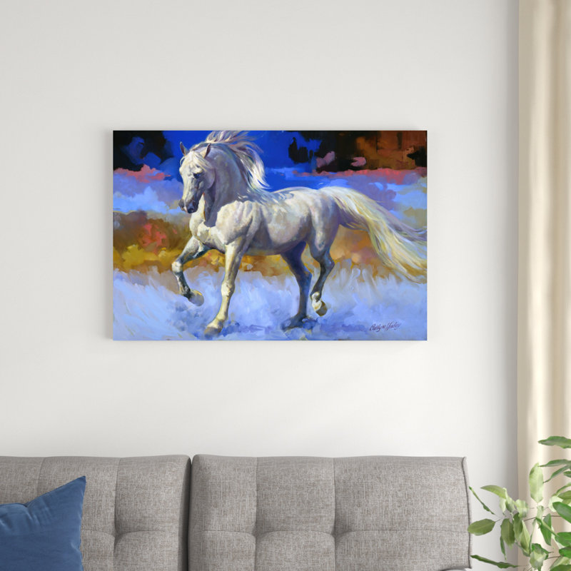 " Canyon De Chelly " by Carolyne Hawley Painting Print, 24" H x 36" W x 1.25" D