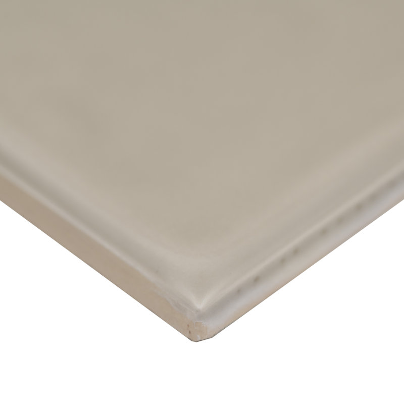 Metrola 4 in. x 12 in. Glossy Ceramic Subway Wall Tile, Savanna Dust