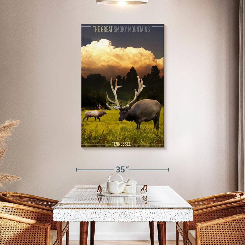 Brampt Smokey Mountains Tennessee, 48" H x 32" W