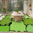Green Abstract Lime Bar Block Brick Check Cube Fresh Olive Shape Machine Washable Indoor Area Rug-129431621