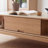 47.24" Burlywood Solid Wood Rectangular Coffee Table