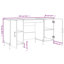 Bowerville Metal Base Writing Desk-443421950