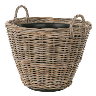 Kobo Rattan Wall Basket, Small