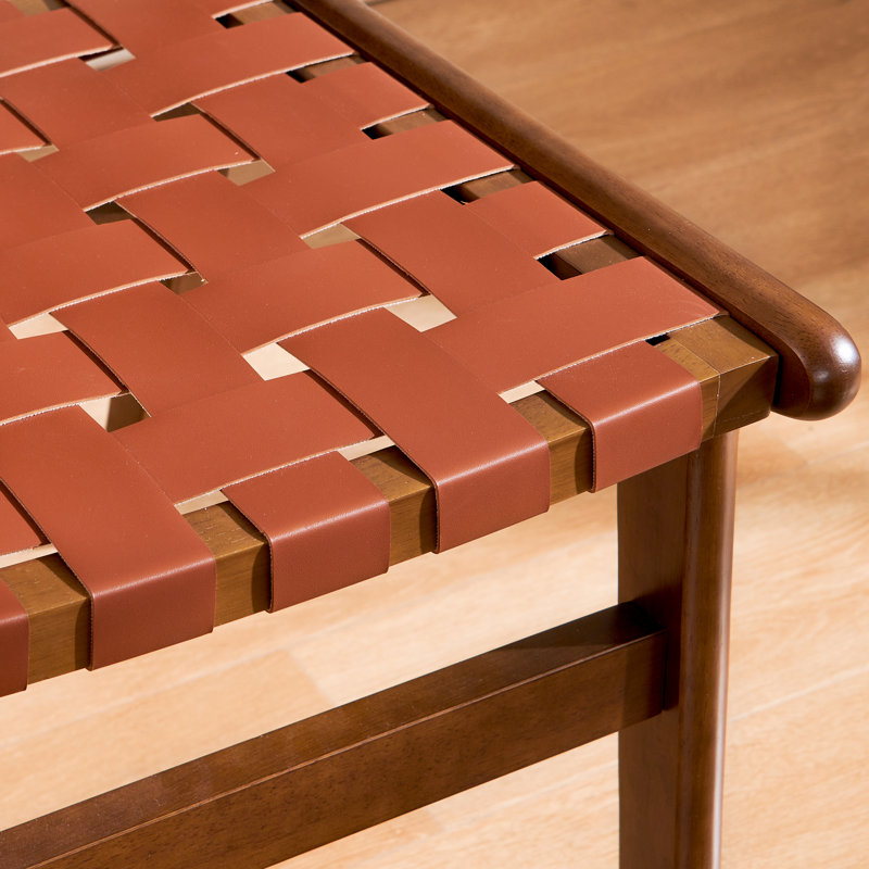 Chaise en similicuir Anirvin, Brun / brun foncé
