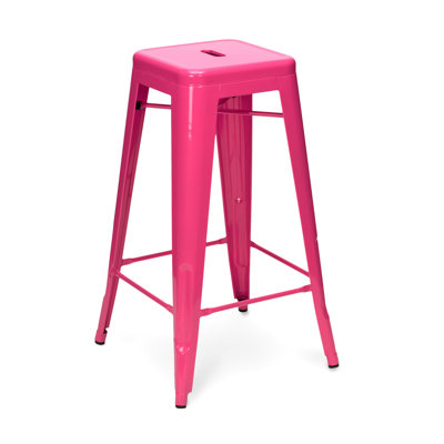 Cheryllynne Counter Stool with Metal Frame